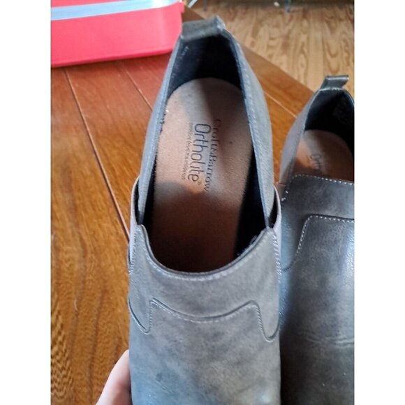 Ortholite Croft & Barrow Maid Slip On Comfortable Shoes Heels Gray Sz 9 Booties - Picture 4 of 4